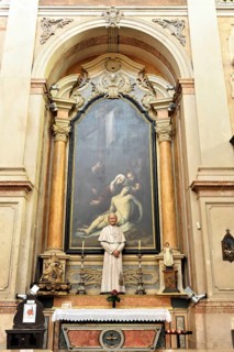 Side altar, Igreja da Encarnacao, Church of the Incarnation, built in 1708, Lisbon, Lisboa,