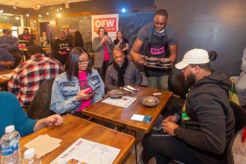 Detroit, Michigan USA, 8 February 2024, Michigan Lt. Governor Garlin Gilchrist spent an hour as a
