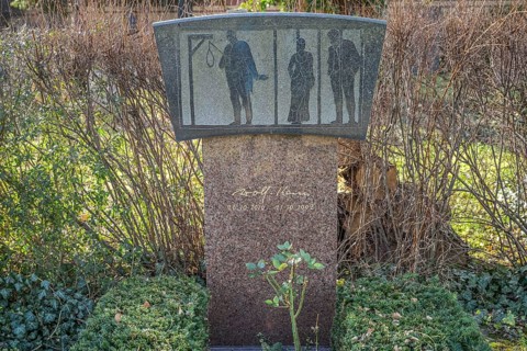 Wolf Kaiser, grave, Dorotheenstaedtischer Friedhof, Chausseestrasse, Mitte, Berlin, Germany, Europe