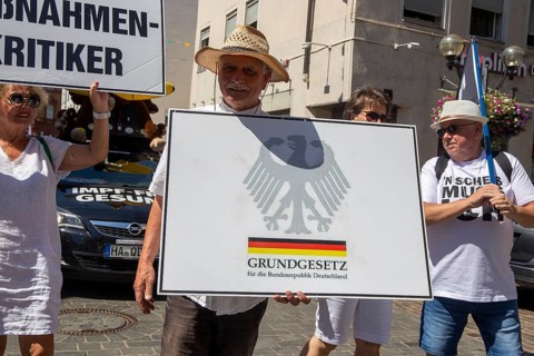 Demonstration in Landau, Palatinate: The demonstration was directed against the government's