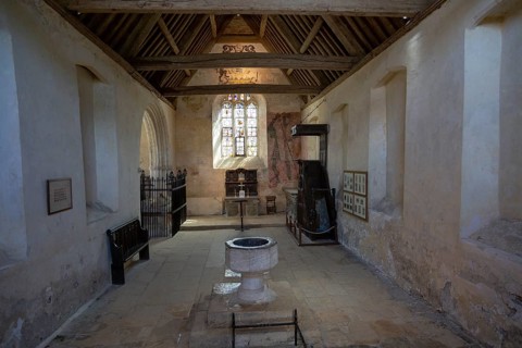 Farleigh Hungerford castle, Somerset, England, UK