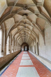 Cloister, Cistercian monastery Bebenhausen, Tuebingen, Baden-Wuerttemberg, Germany, Europe