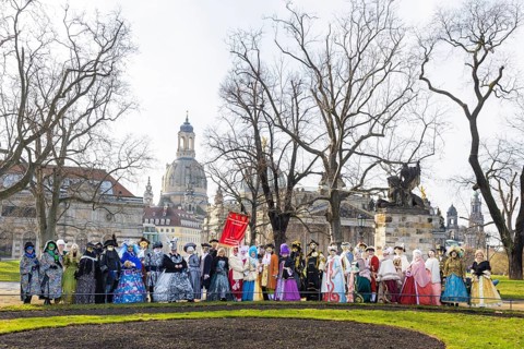 LUST & PASSION & JOY OF LIFE, for the joy of the masquerade, the Elbvenezian Carnival took place in