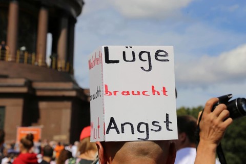 Major demonstration Berlin invites Europe - Festival for peace and freedom Berlin 29 August 2020