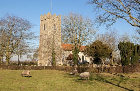 Church of St Michael South Elmham, Suffolk, England, UK