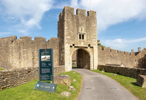 Farleigh Hungerford castle, Somerset, England, UK