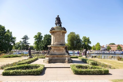 The Gower Memorial, Stratford-upon-Avon, Warwickshire, England, UK
