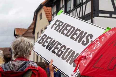 Demonstration in Herxheim near Landau (Palatinate) : Under the slogan Herxheim stands up, a joint