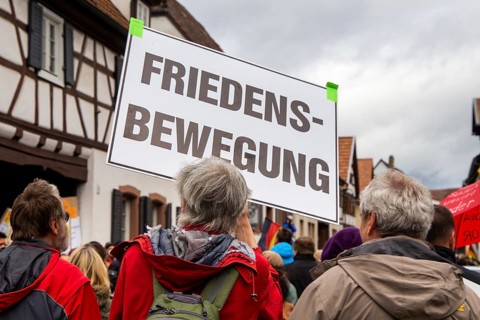Demonstration in Herxheim near Landau (Palatinate) : Under the slogan Herxheim stands up, a joint