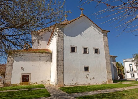 Basilica Real church 18th century building in village of Castro Verde, Baixo Alentejo, Portugal,