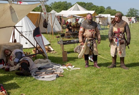 Stonham Barns History Alive event, Living History, Suffolk, England, UK 2019