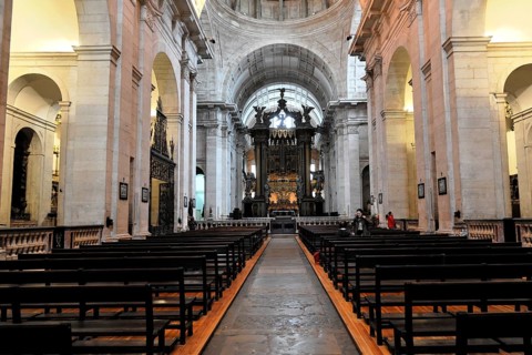 Monastery of Sao Vicente de Fora, built until 1624, Old Town, Lisbon, Lisboa, Portugal, Europe