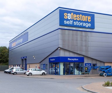Safestore self storage building, Whitehouse industrial estate, Ipswich, England, UK