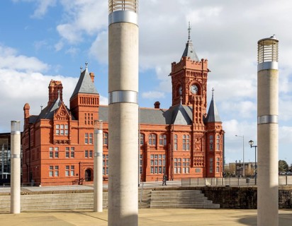 Pierhead building 1897 architect William Frame, Cardiff Railway Company, Cardiff Bay, Wales, UK,