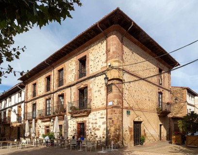 Historic buildings in town of Ezcaray, La Rioja Alta, Spain, Europe
