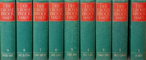 Encyclopaedia Brockhaus Lexicon Books, Germany, Europe