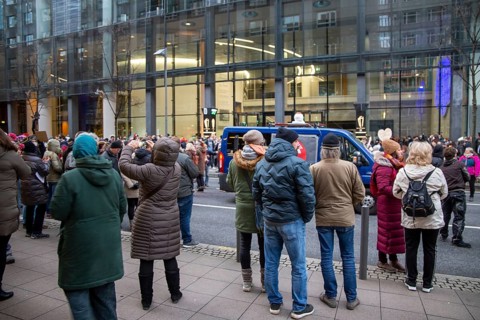 Frankfurt: Demonstration against vaccination pressure and the threat of compulsory vaccination. The