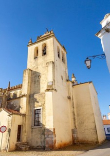 Church Igreja Matriz de Nossa Senhora da Assuncaoin, village of Alvito, Beja District, Baixo