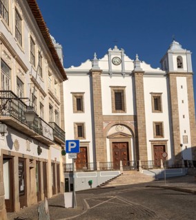 Church of Santo Antao dating from 1557, Giraldo Square, Praca do Giraldo, Evora, Alto Alentejo,