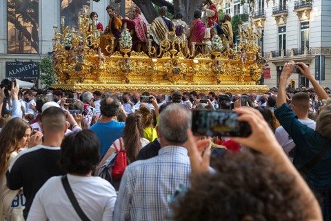 â€˜La Magna: camino de la gloria' religious procession through city streets to commemorate the