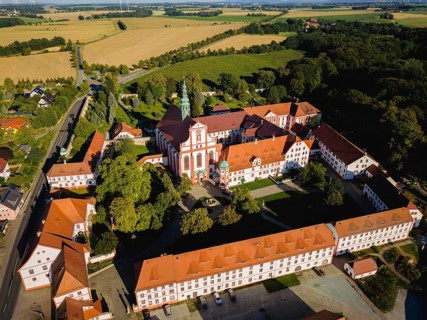 The monastery of St Marienstern is a Cistercian abbey in Panschwitz-Kuckau in the Upper Lusatia