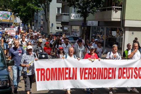 Demonstration in Landau, Palatinate: The demonstration was directed against the government's