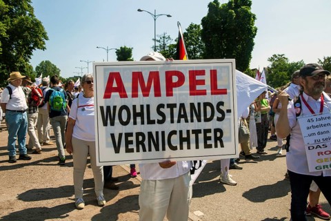 Neustadt an der Weinstrasse, 28 May 2023: Neustadt entrepreneur Dr Wolfgang Kochanek called for the