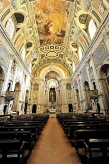 Interior view, Igreja da Encarnacao, Church of the Incarnation, built in 1708, Lisbon, Lisboa,