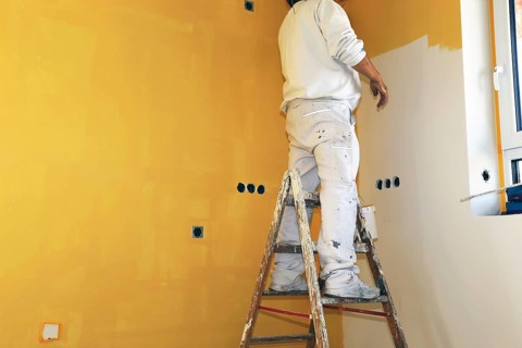 Painting work, interior painting, wall painting