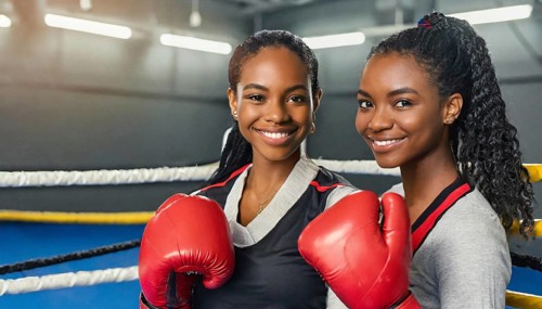 AI generated, woman, woman, 35, years, Thai, Thai, sport, boxing, gloves, Thai boxing, Muay Thai,