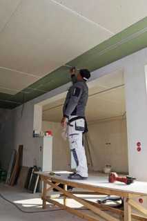 Dry construction, dry lining