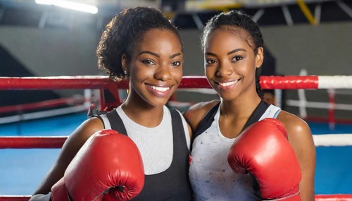 AI generated, woman, woman, 35, years, Thai, Thai, sport, boxing, gloves, Thai boxing, Muay Thai,
