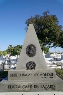 Bacardi tomb, spirits producer, Cementerio Santa Ifigenia, Santiago de Cuba, Cuba, Central America