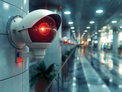 Camera for monitoring critical infrastructure such as streets, schools, squares, authorities, AI