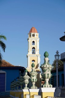 The Convento de San Francisco de Asis, Museo Nacional de la Lucha Contra Bandidos, bell tower and