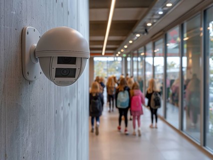 Camera for monitoring critical infrastructure such as streets, schools, squares, authorities, AI