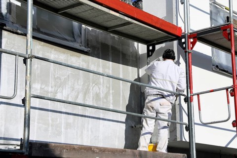 Painting work, facade painting