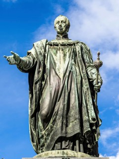 Monument to Emperor Franz I, Freiheitsplatz, Graz, Styria, Austria, Europe