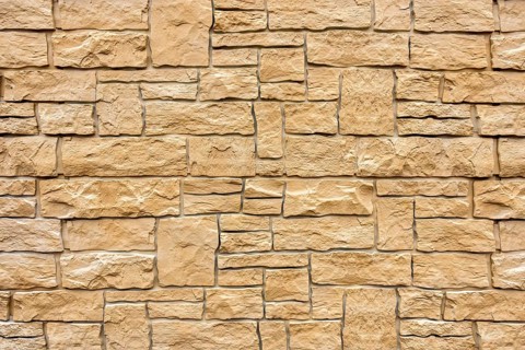 Artificial stone wall, imitation natural stone made of synthetic material, plastic, pattern,