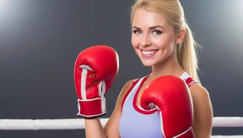 AI generated, woman, woman, 35, years, thai, thai, sport, boxing, gloves, thai boxing, muay thai,