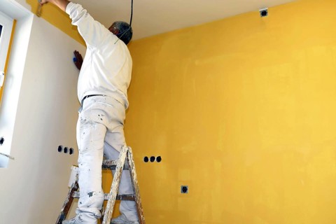 Painting work, interior painting, wall painting
