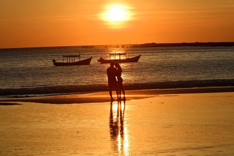 Fishing village, Ngapali Beach, Thandwe, Burma, Burma, Myanmar, Asia