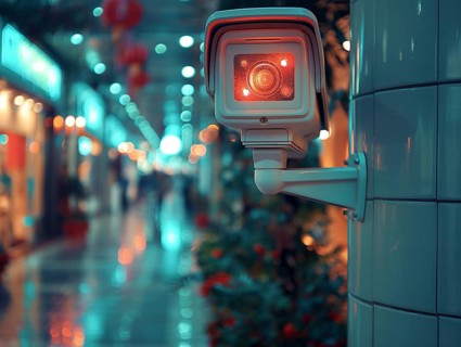 Camera for monitoring critical infrastructure such as streets, schools, squares, authorities, AI