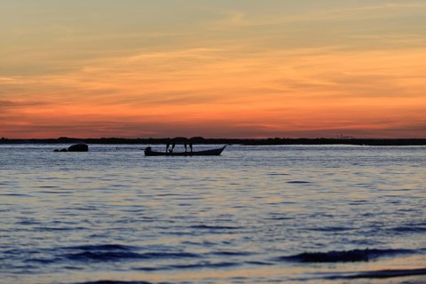 Beach, fishing village, Ngapali Beach, Thandwe, Burma, Burma, Myanmar, Asia