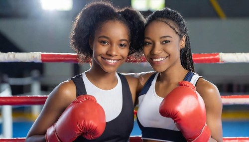 AI generated, woman, woman, 35, years, Thai, Thai, sport, boxing, gloves, Thai boxing, Muay Thai,