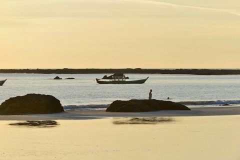 Fishing village, Ngapali Beach, Thandwe, Burma, Burma, Myanmar, Asia