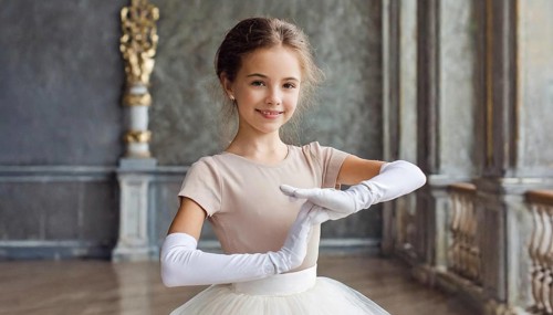 AI generated, girl, 10, 12, years, brunette, dancing, dancing, ballet, study, exercise, classical,