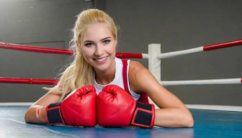 AI generated, woman, woman, 35, years, Thai, Thai, sport, boxing, gloves, Thai boxing, Muay Thai,