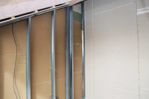 Dry construction, dry lining