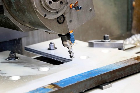 Metalworking with CNC milling machine